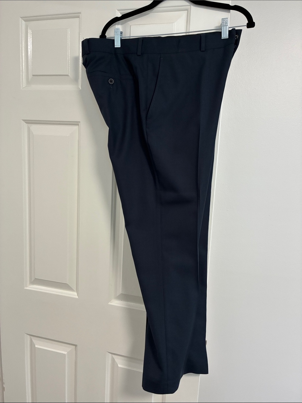 Kenneth Cole Reaction Black Lined Pants with Blue Accent 36/30